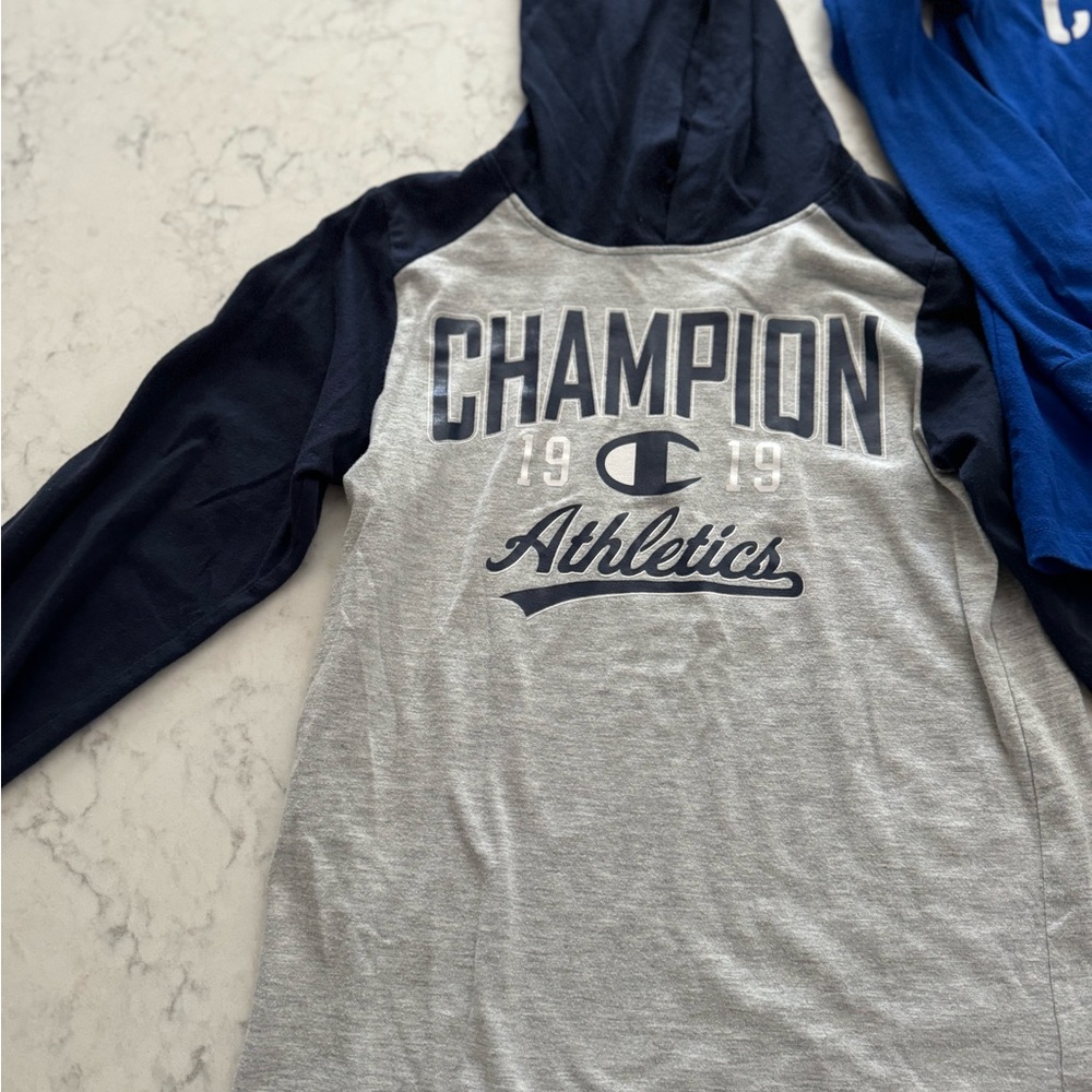 Boys hooded long sleeve shirts